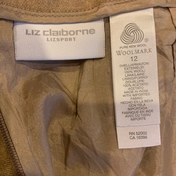 Liz Claiborne Lizsport wool skirt Vintage - Picture 6 of 8